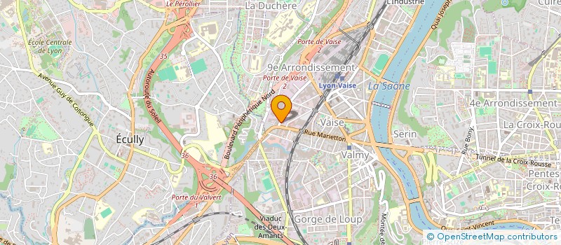 localisation de l'entreprise VERTUOSE CLUB  LYON