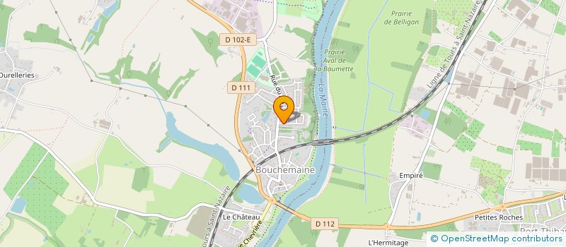 localisation de l'entreprise VERTUOZ  BOUCHEMAINE