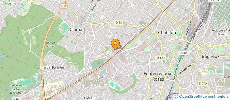 localisation de l'entreprise VERTUS CONSEIL GESTION  CHATILLON