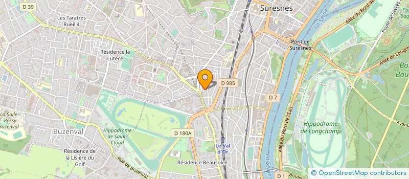 localisation de l'entreprise VERTUS ET EXPERTISE à SURESNES