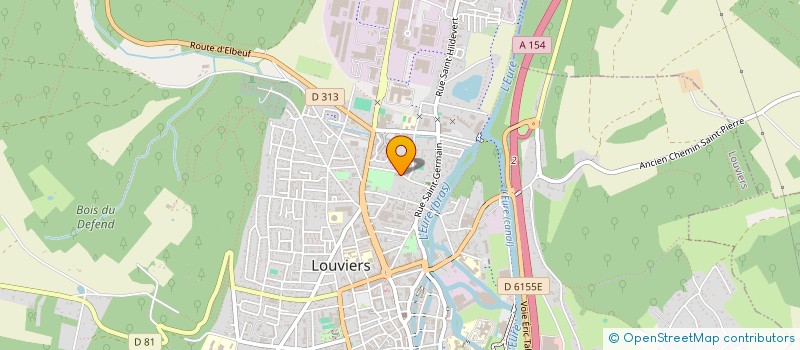 localisation de l'entreprise VERTUS ET INVESTISSEMENTS à LOUVIERS