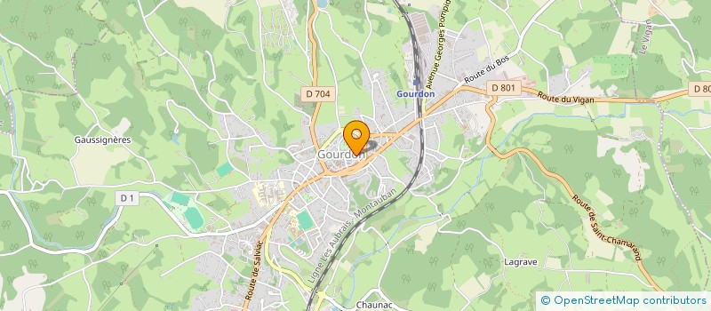 localisation de l'entreprise VERTUS VERTES  GOURDON