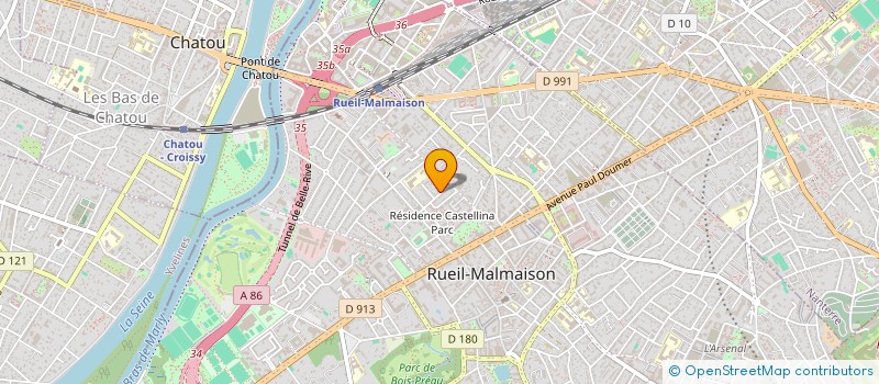 localisation de l'entreprise VERVACORP à RUEIL-MALMAISON