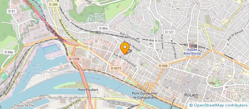 localisation de l'entreprise VERVAEKE  ROUEN