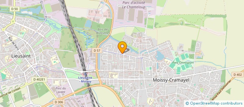 localisation de l'entreprise VERVE FRANCE à MOISSY-CRAMAYEL