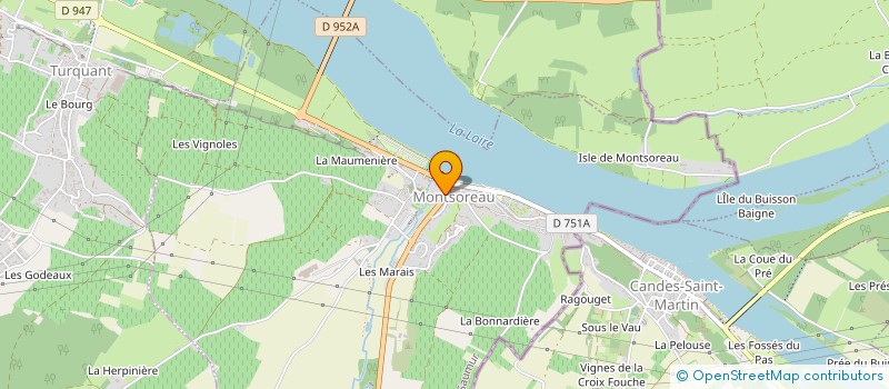 localisation de l'entreprise VERVERT à MONTSOREAU