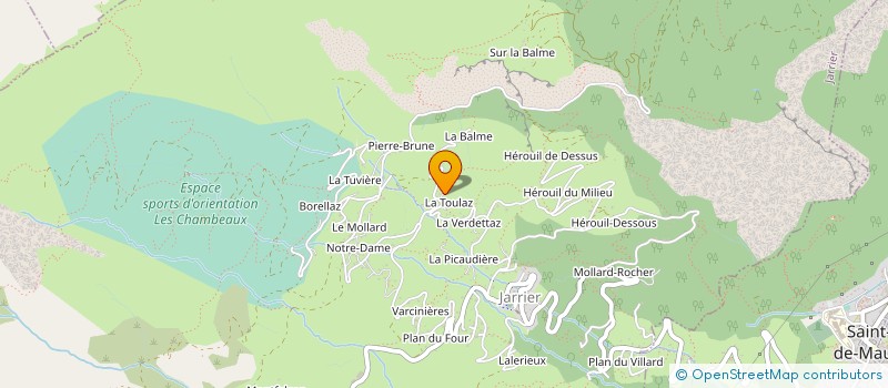 localisation de l'entreprise VERVIN EXPERTISE COMPTABLE à SAINT-JEAN-DE-MAURIENNE