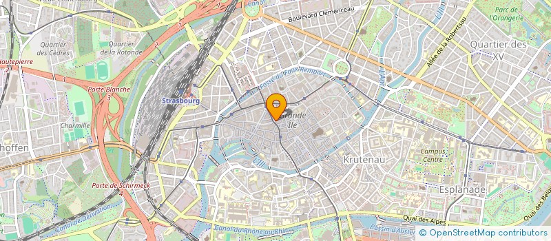 localisation de l'entreprise VERVIN MEDIA ALSACE à STRASBOURG