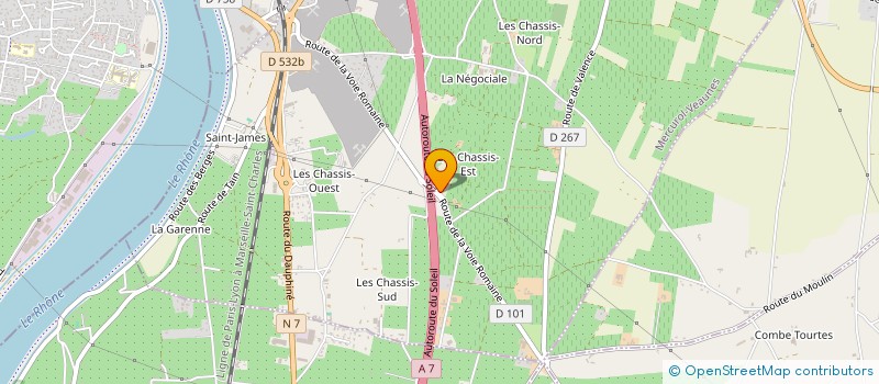 localisation de l'entreprise VERVINIA  MERCUROL-VEAUNES