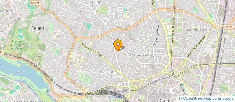 localisation de l'entreprise VERVOILLE à DIJON