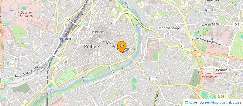 localisation de l'entreprise VERVOUS à POITIERS