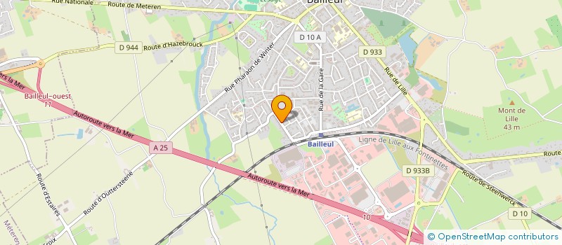 localisation de l'entreprise VERWAERDE CARRELAGE à BAILLEUL