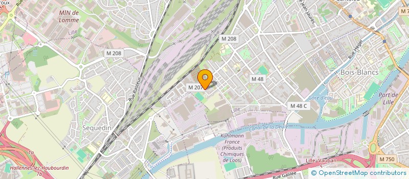 localisation de l'entreprise VERWINCY à LILLE