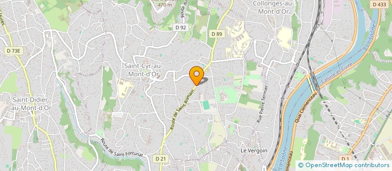 localisation de l'entreprise VERY-1606  SAINT-CYR-AU-MONT-D'OR