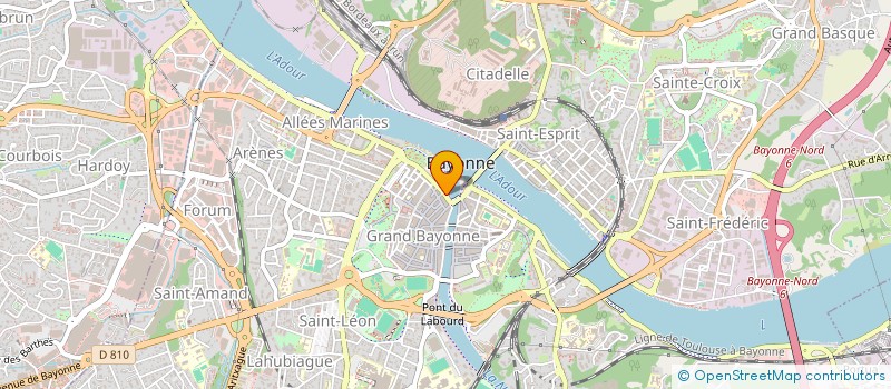 localisation de l'entreprise VERY à BAYONNE