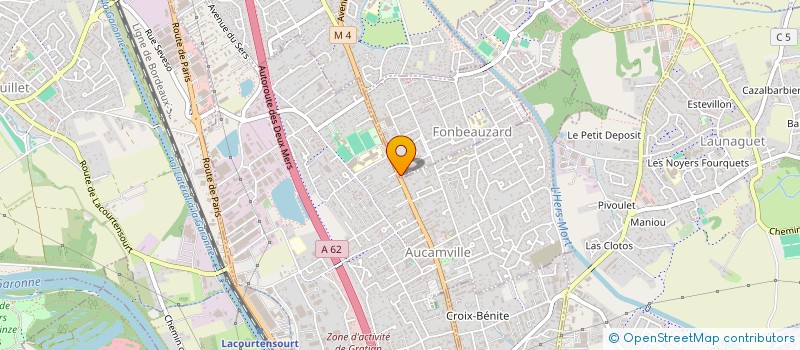 localisation de l'entreprise VERY BADCOM  FONBEAUZARD