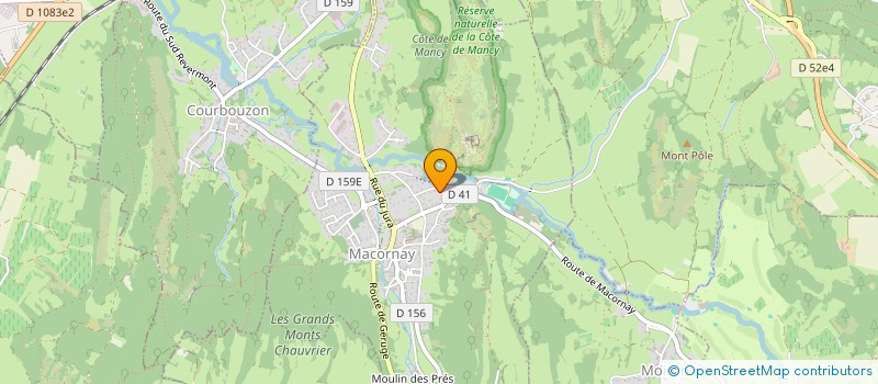 localisation de l'entreprise VERY-COM FRANCE  MACORNAY