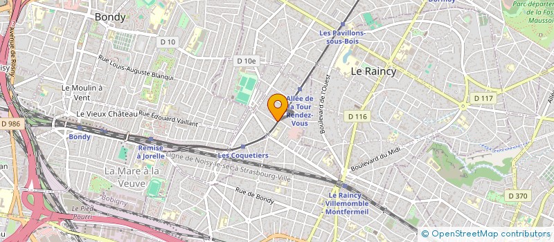 localisation de l'entreprise VERY DESIGN  VILLEMOMBLE