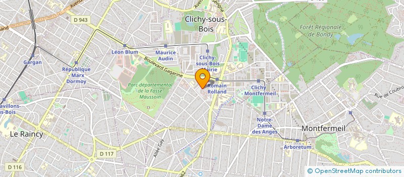 localisation de l'entreprise VERY ETANCH à CLICHY-SOUS-BOIS