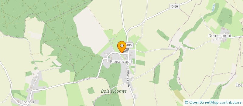 localisation de l'entreprise VERY GOURMAND  RIBEAUCOURT