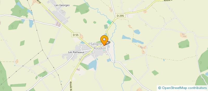 localisation de l'entreprise VERY TRAITEUR à SALIGNY-SUR-ROUDON