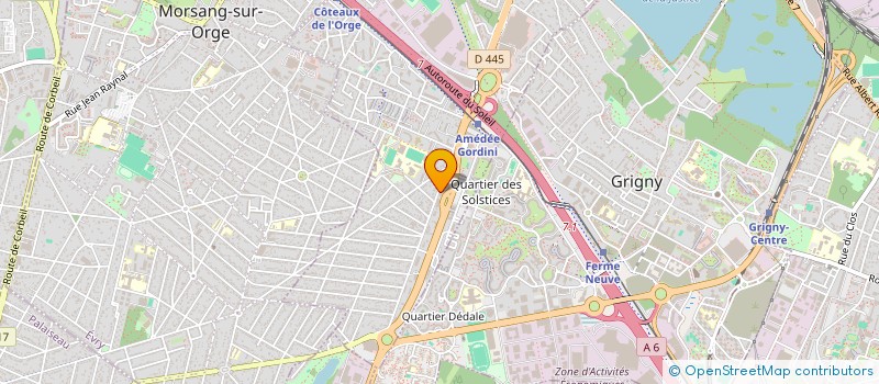 localisation de l'entreprise VERY TRANSPORT CONTACT  EPINAY-SUR-ORGE