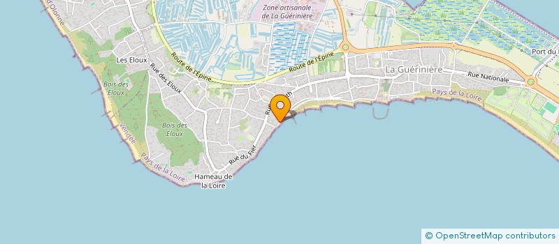 localisation de l'entreprise VERY WELL  LA GUERINIERE