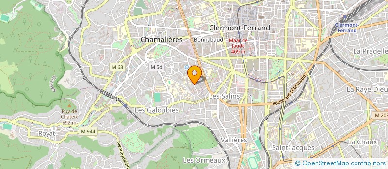 localisation de l'entreprise VERYBEL  CHAMALIERES