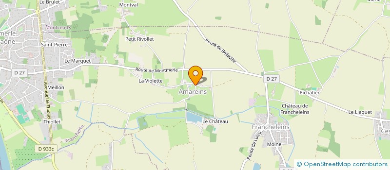 localisation de l'entreprise VERYCLEAN à FRANCHELEINS