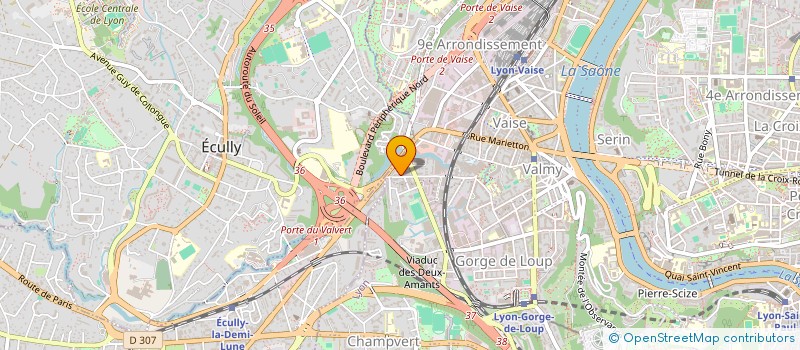 localisation de l'entreprise VERYCOOK à LYON