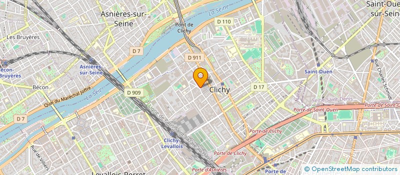 localisation de l'entreprise VERYCORDS à CLICHY