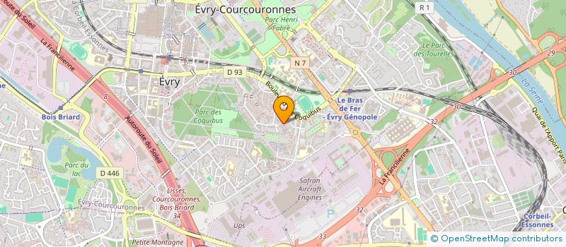 localisation de l'entreprise VERYDEALS à EVRY-COURCOURONNES