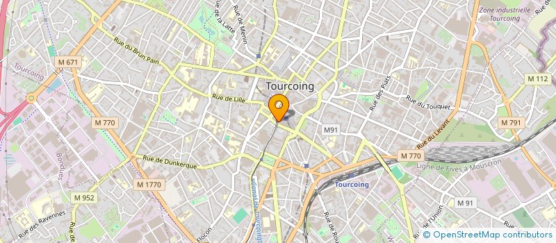 localisation de l'entreprise VERYGLASS INTERNATIONAL  TOURCOING