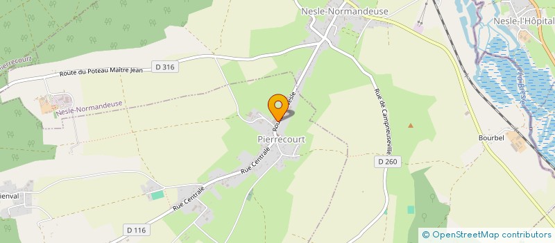 localisation de l'entreprise VERYLUXE  PIERRECOURT