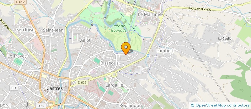 localisation de l'entreprise VERYO  CASTRES