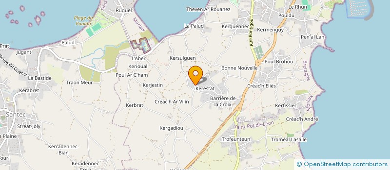 localisation de l'entreprise VERYPHARM CONSULTING S.A.S.U  ROSCOFF