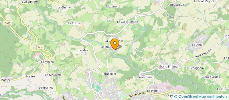 localisation de l'entreprise VERZ'IMMO  PELUSSIN