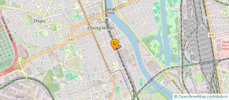 localisation de l'entreprise VERZAI JOMBO INTERNATIONAL à CHOISY-LE-ROI