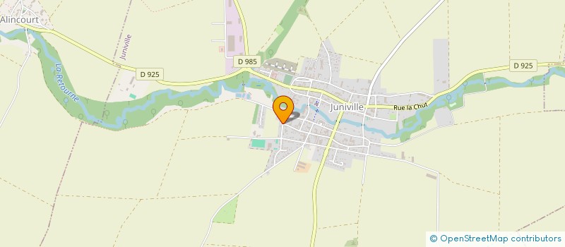 localisation de l'entreprise VERZEAUX NIVELLE  VILLE-SUR-RETOURNE