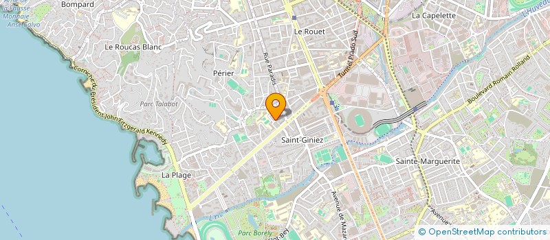 localisation de l'entreprise VERZENA à MARSEILLE 8EME