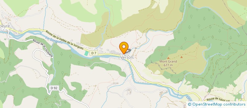 localisation de l'entreprise VERZOLET ENERGIE  VERSOLS-ET-LAPEYRE
