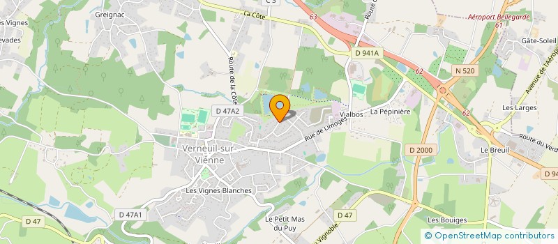 localisation de l'entreprise VES à VERNEUIL-SUR-VIENNE
