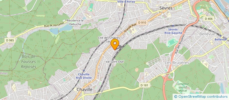 localisation de l'entreprise VES CONSEIL à CHAVILLE