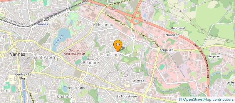 localisation de l'entreprise VESABELIN  VANNES