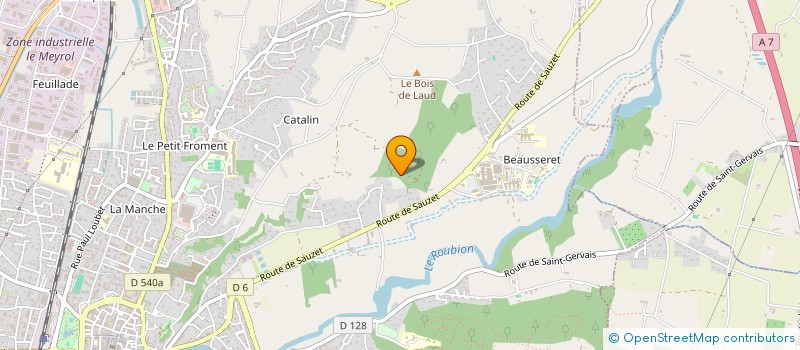 localisation de l'entreprise VESCO  MONTELIMAR