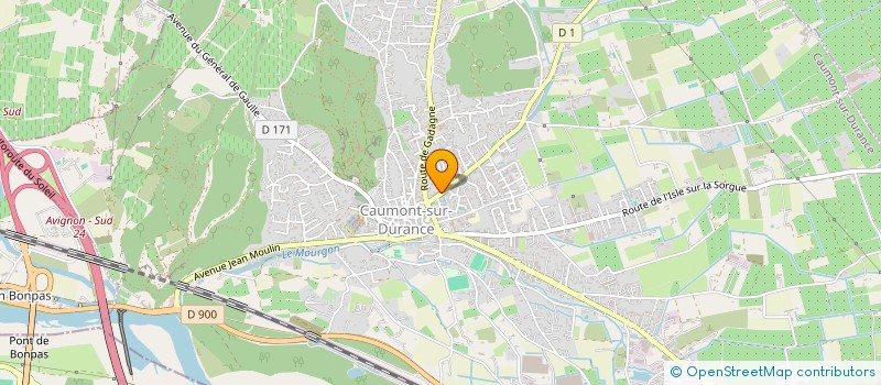 localisation de l'entreprise VESENCA  CAUMONT-SUR-DURANCE