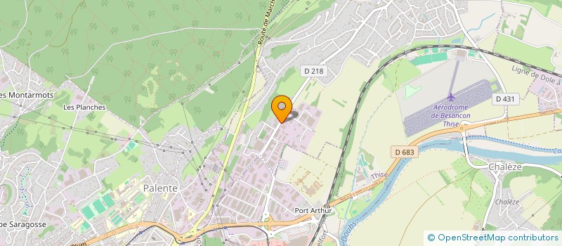 localisation de l'entreprise VESGO à CHALEZEULE