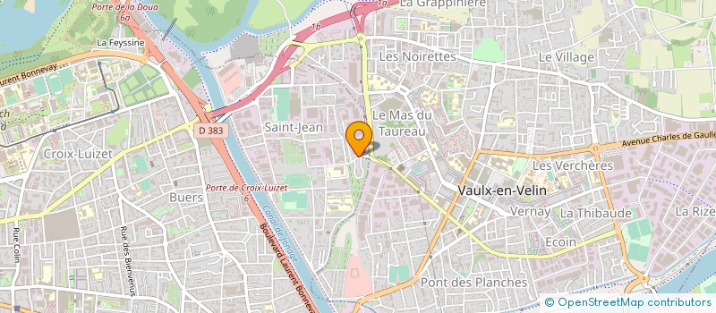 localisation de l'entreprise VESIA  VILLEURBANNE