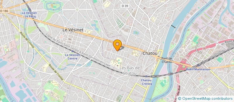 localisation de l'entreprise VESIGREEN  CHATOU