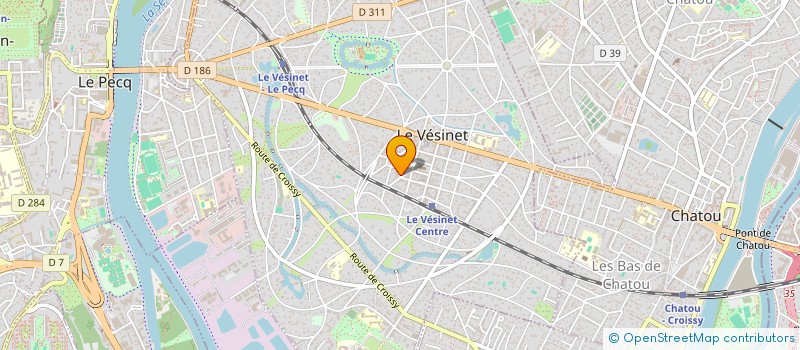 localisation de l'entreprise VESINET AUDITION  LE VESINET